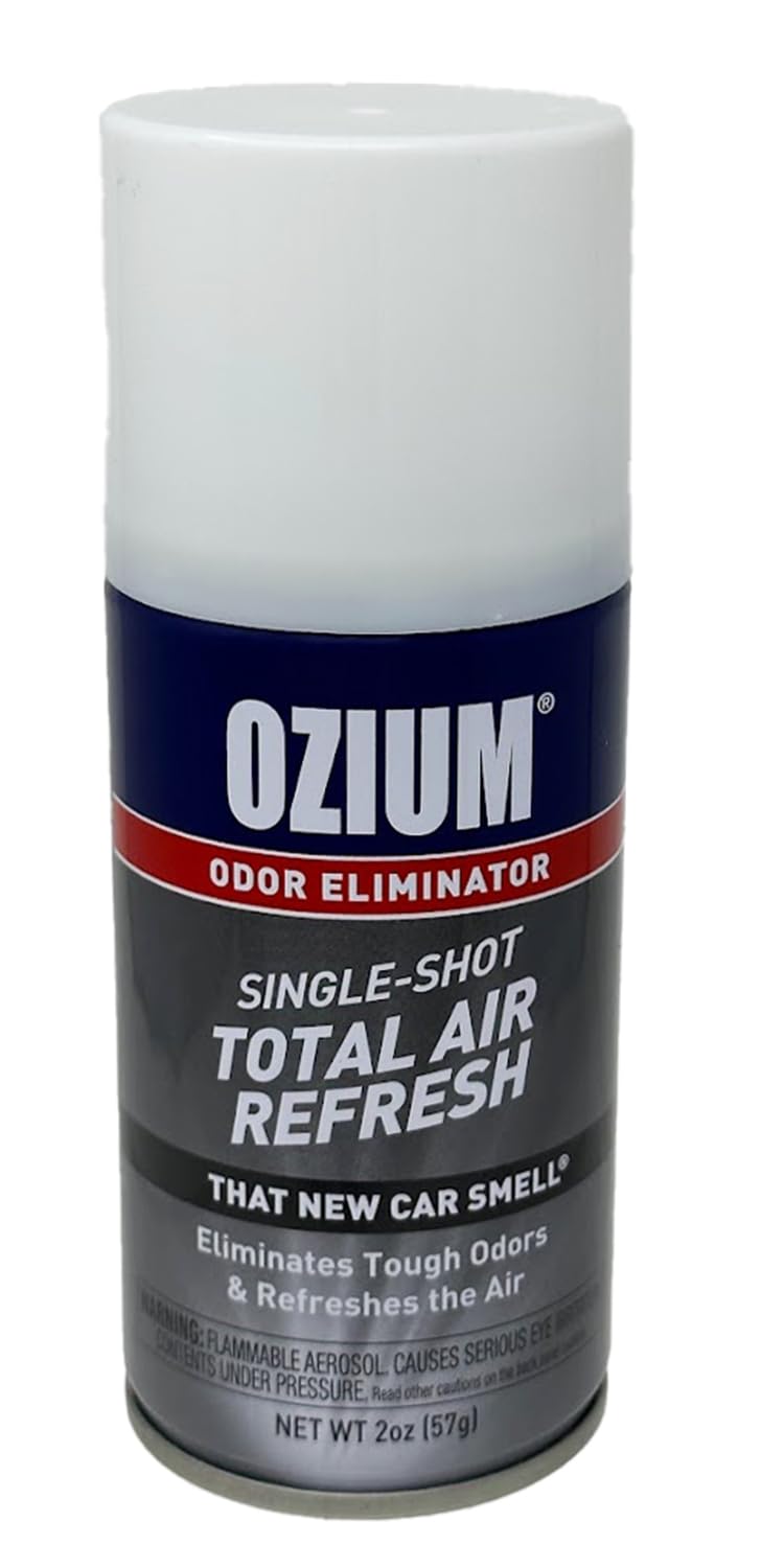 Ozium close-up nozzle detail highlighting easy activation and precise release benefit