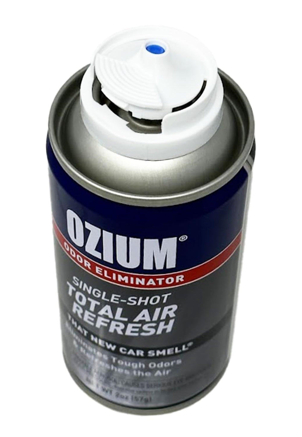 Ozium fogger in car interior demonstrating deep-clean reach and odor removal benefit