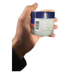 Ozium open jar showing gel texture and long-lasting release benefit