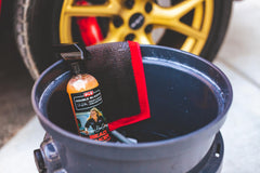 P & S Reset towel with lubricant demonstrating smooth glide and safety