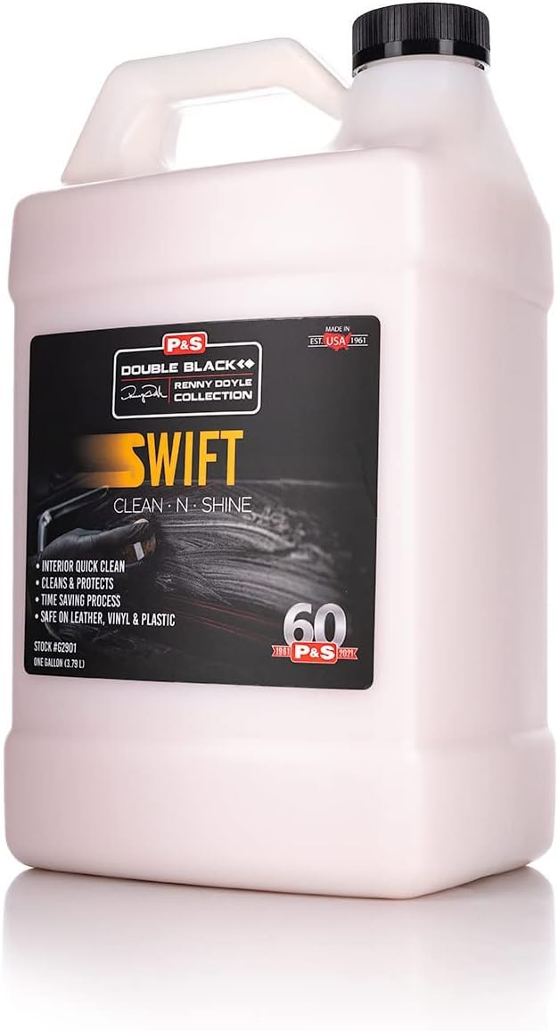 P & S Swift Clean & Shine gallon front view shows product ready for detailing