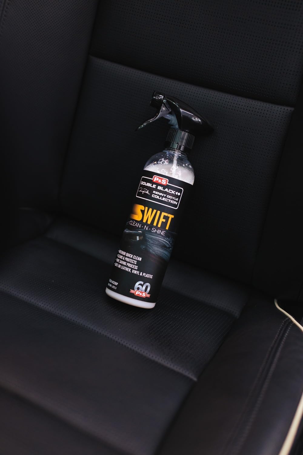 P & S Swift Clean & Shine formula texture closeup demonstrating smooth application