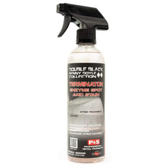 P & S Terminator front label showing product purpose and size for quick recognition