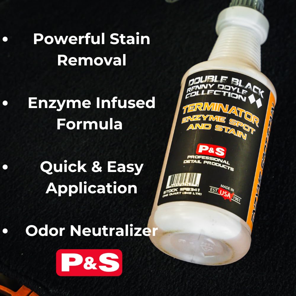 P & S Terminator spray nozzle detail highlighting easy application and control