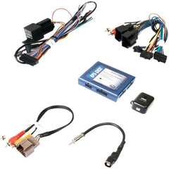 PAC radio replacement interface front view showing connectors and retention benefit