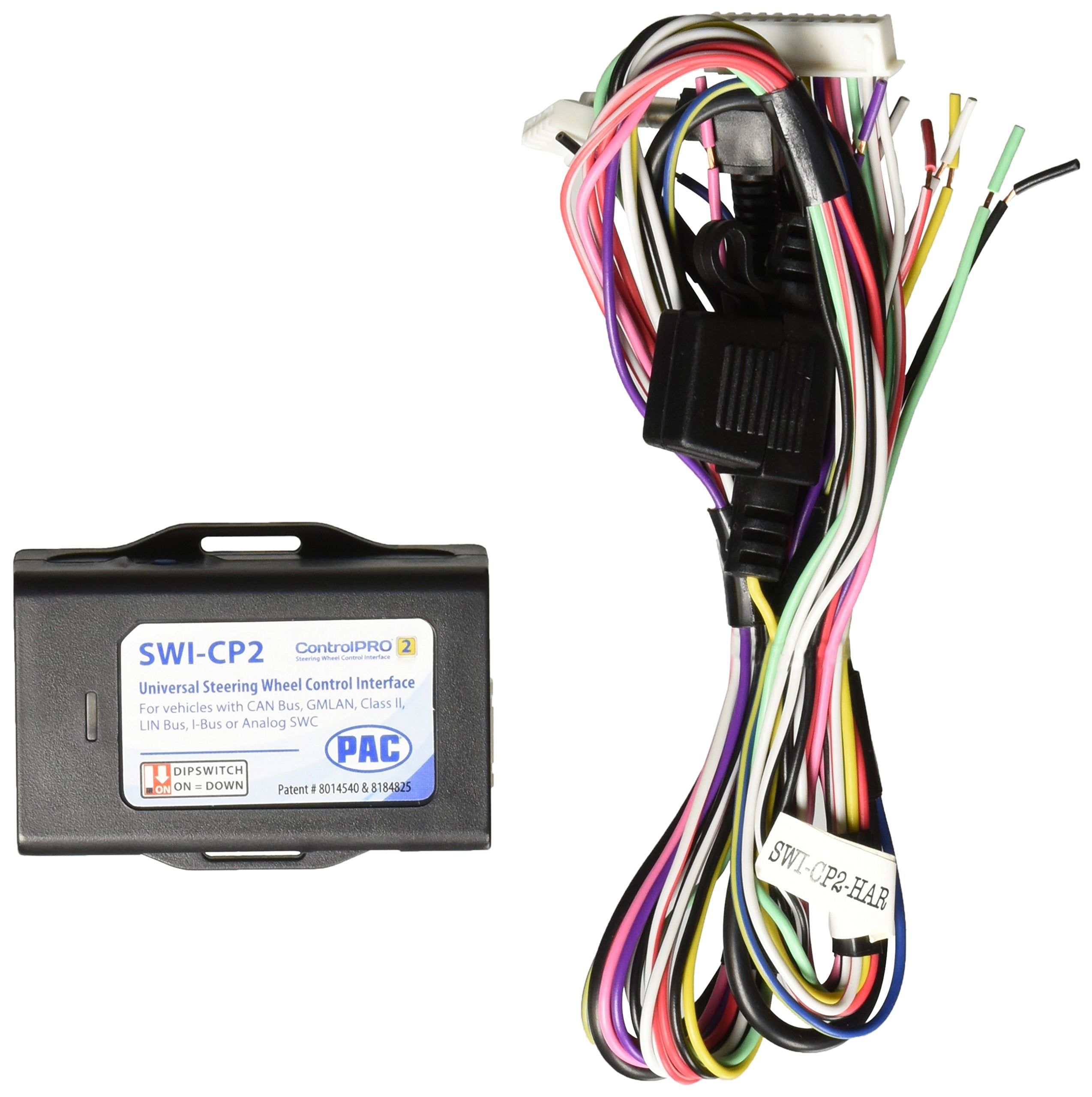 PAC SWI-CP2 size next to keys illustrating compact footprint for tight spaces