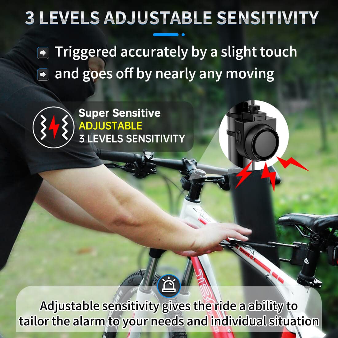 PADONOW remote fob for arming, disarming and volume control, fast convenience