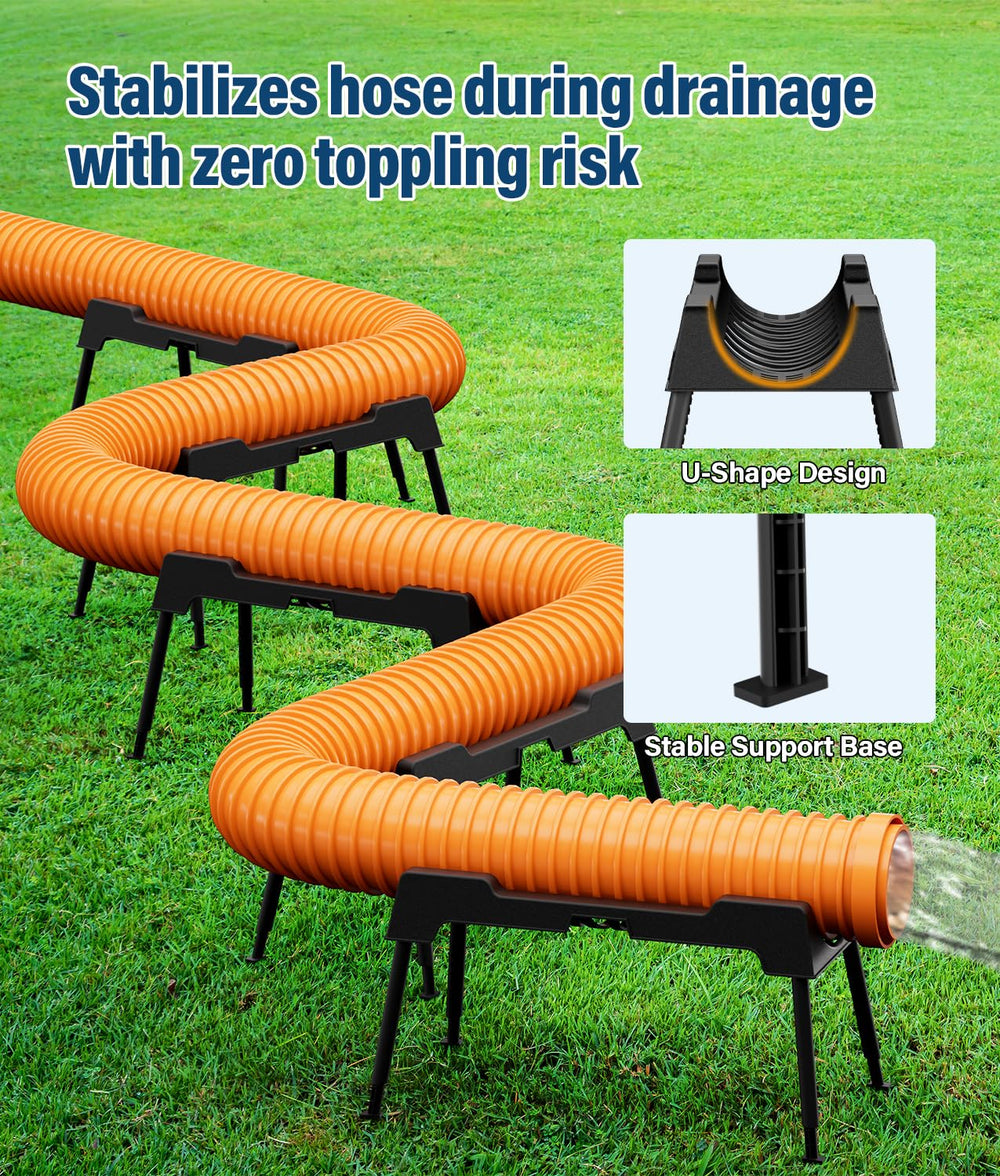 PAHTTO folded stack bundled with strap for compact transport and storage