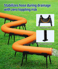 PAHTTO folded stack bundled with strap for compact transport and storage