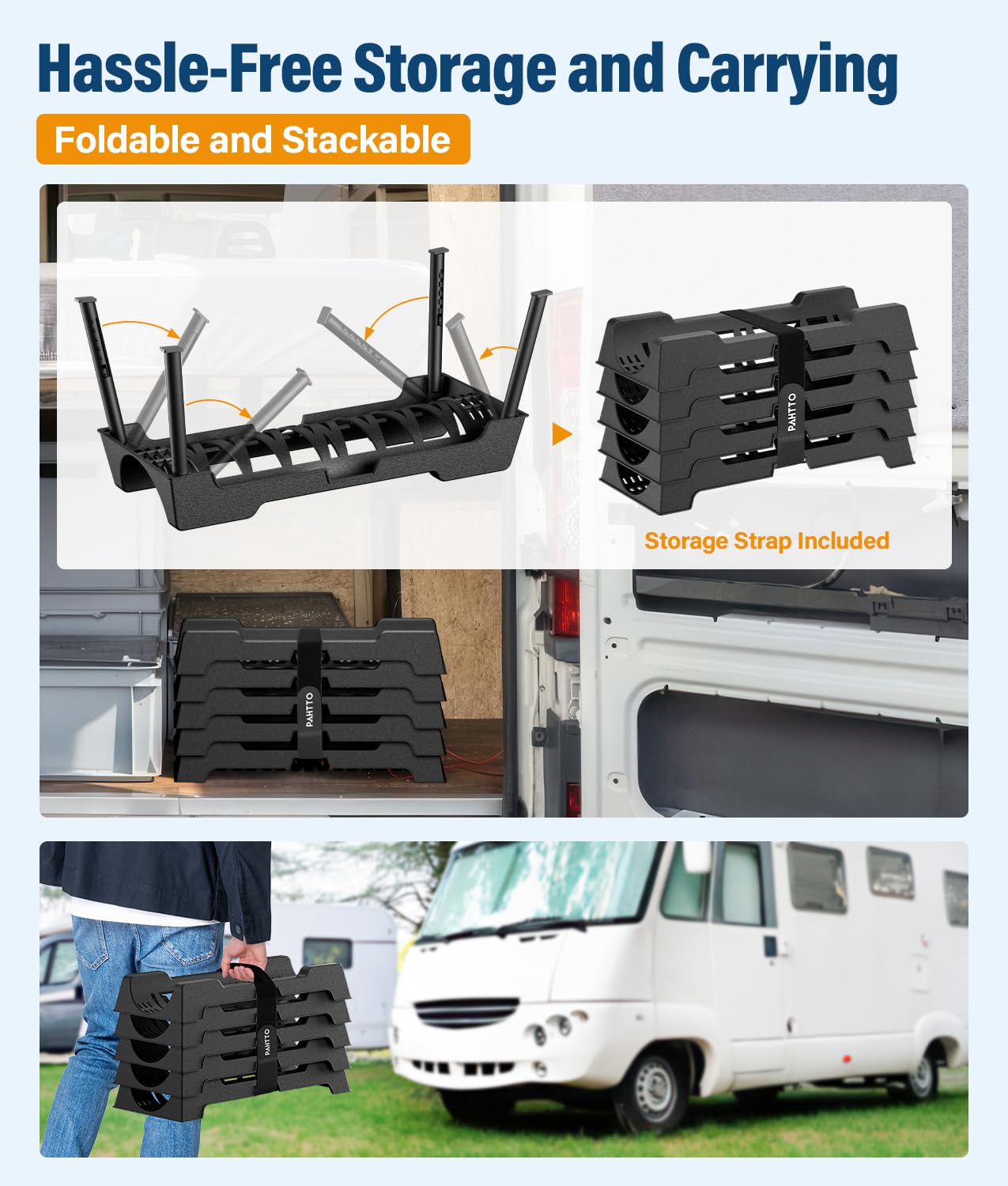 PAHTTO in use with RV hose connected for reliable, smooth drainage