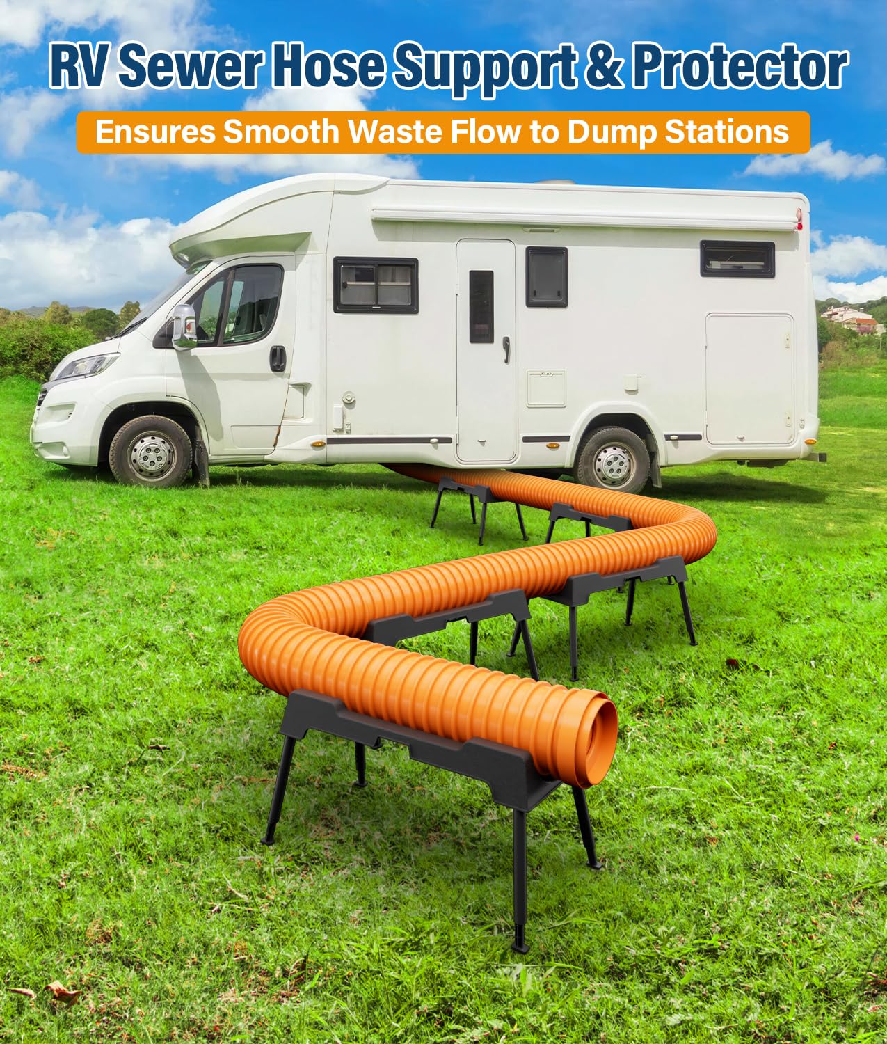 PAHTTO stacked sections secured by strap for easy transport