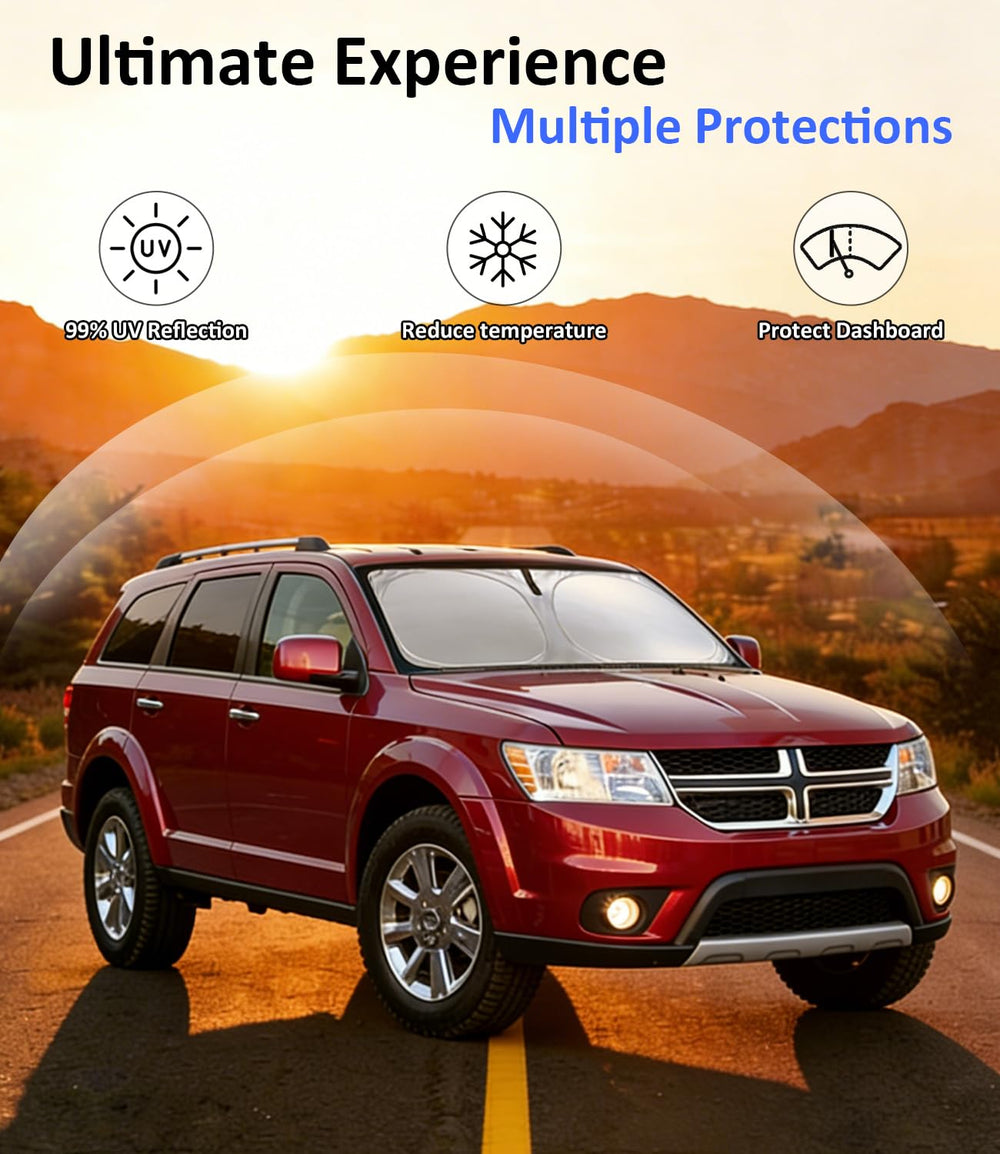 PAIMOHO installed in Dodge Journey interior demonstrating snug fit and protection