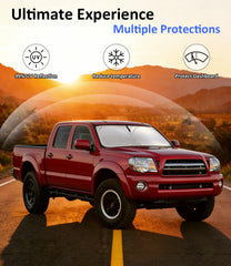 PAIMOHO installed inside a Toyota Tacoma showing custom fit and cooling benefit