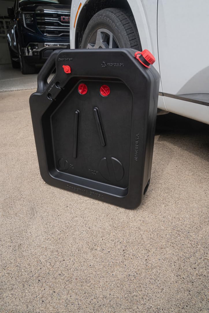 PAK drain pan in use under a car demonstrating fast collection and tidy work area