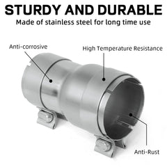PALOZO polished stainless steel finish highlighting corrosion resistance benefit