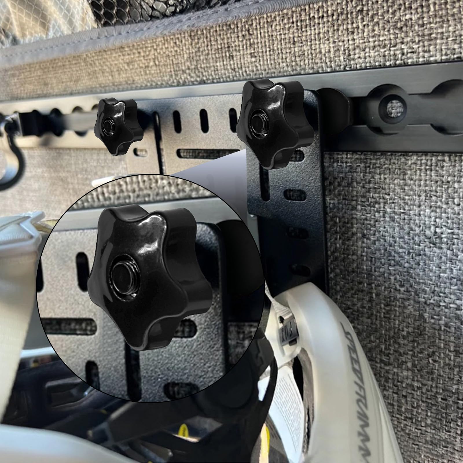 PALOZO stud next to ruler showing 1.18 inch bolt height for fit confirmation