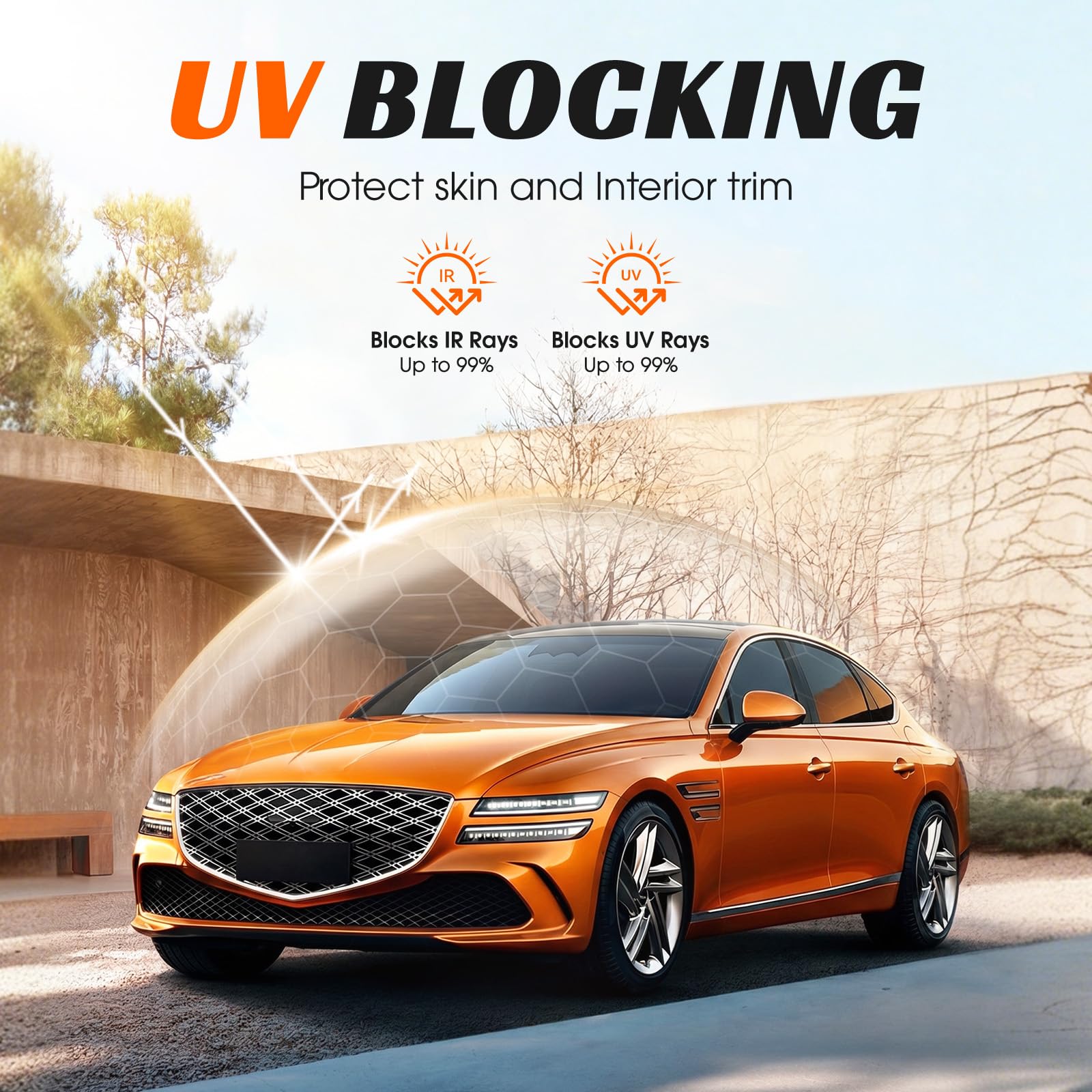 PAMAGOO ceramic film texture close-up highlighting durable nano-coating