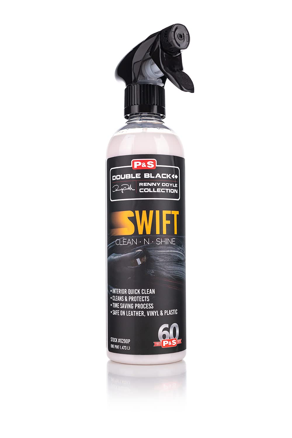 P & S Swift Clean & Shine front label showing product details and size