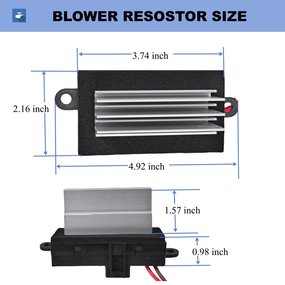 PANNUOSCS resistor installed in Hummer H2 HVAC proving restored blower control