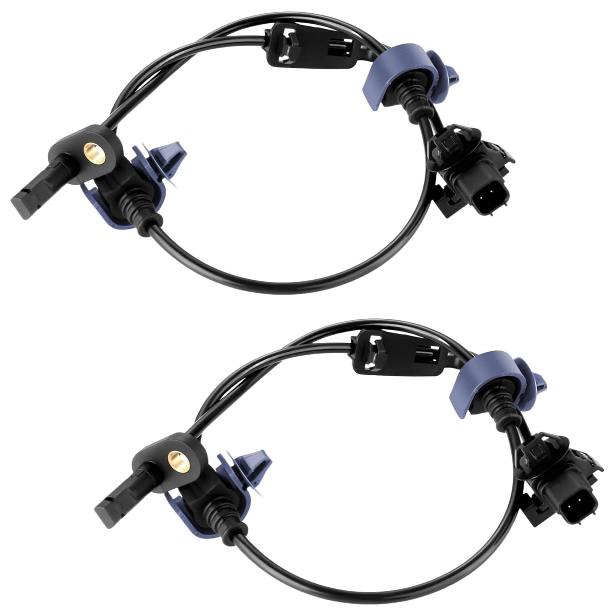 PANNUOSCS packaged pair of front ABS sensors ready for direct replacement