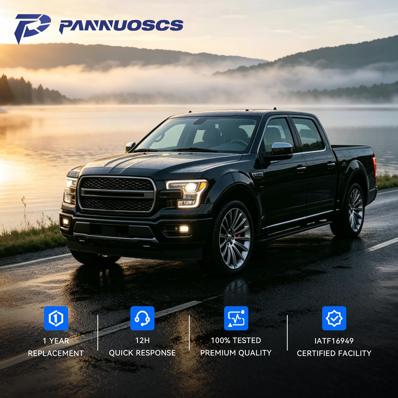 PANNUOSCS switch installed in truck interior illustrating proper use