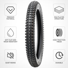 PaoWin sidewall label clearly showing size and load rating for fitment