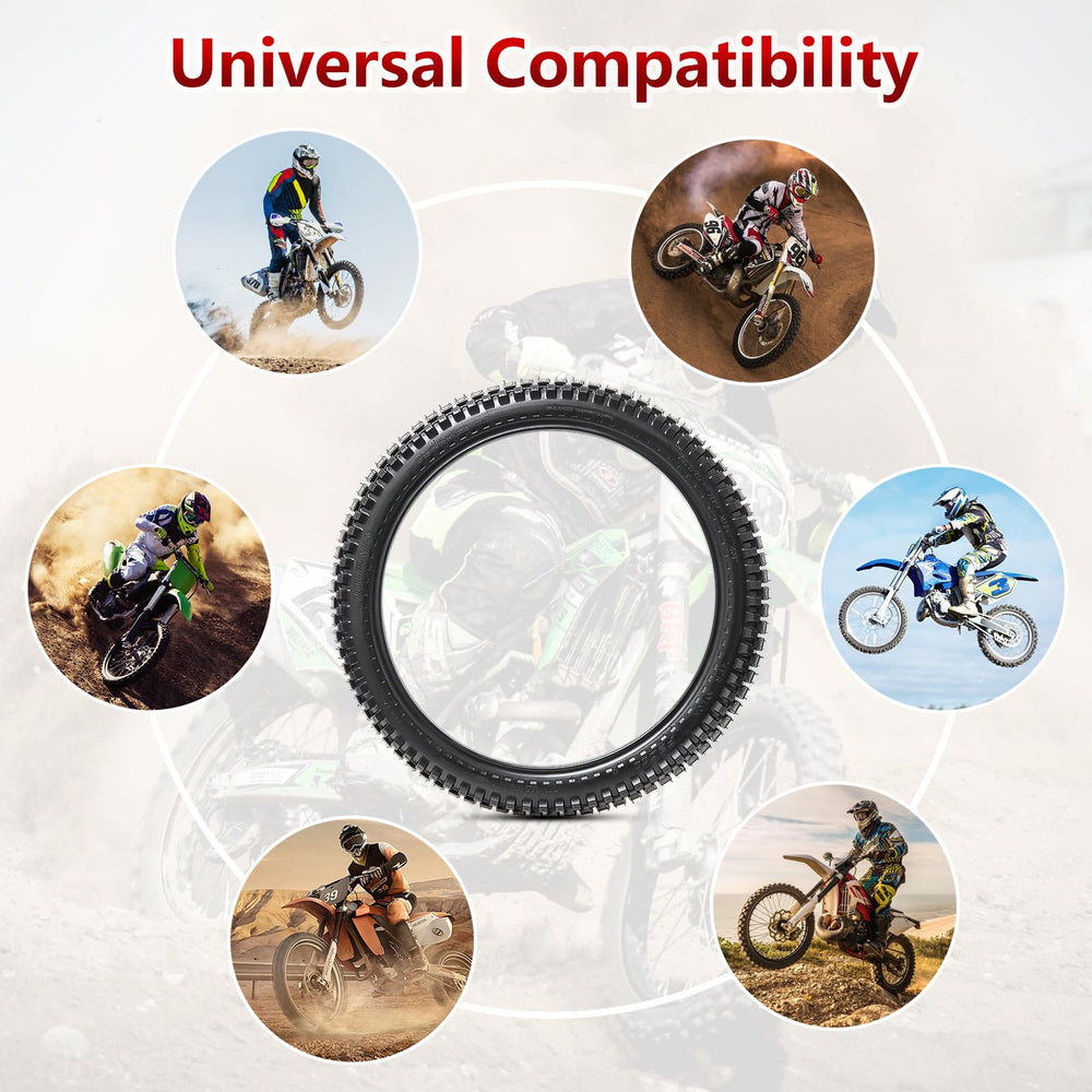 PaoWin mounted tire on a pit bike demonstrating on-trail stability