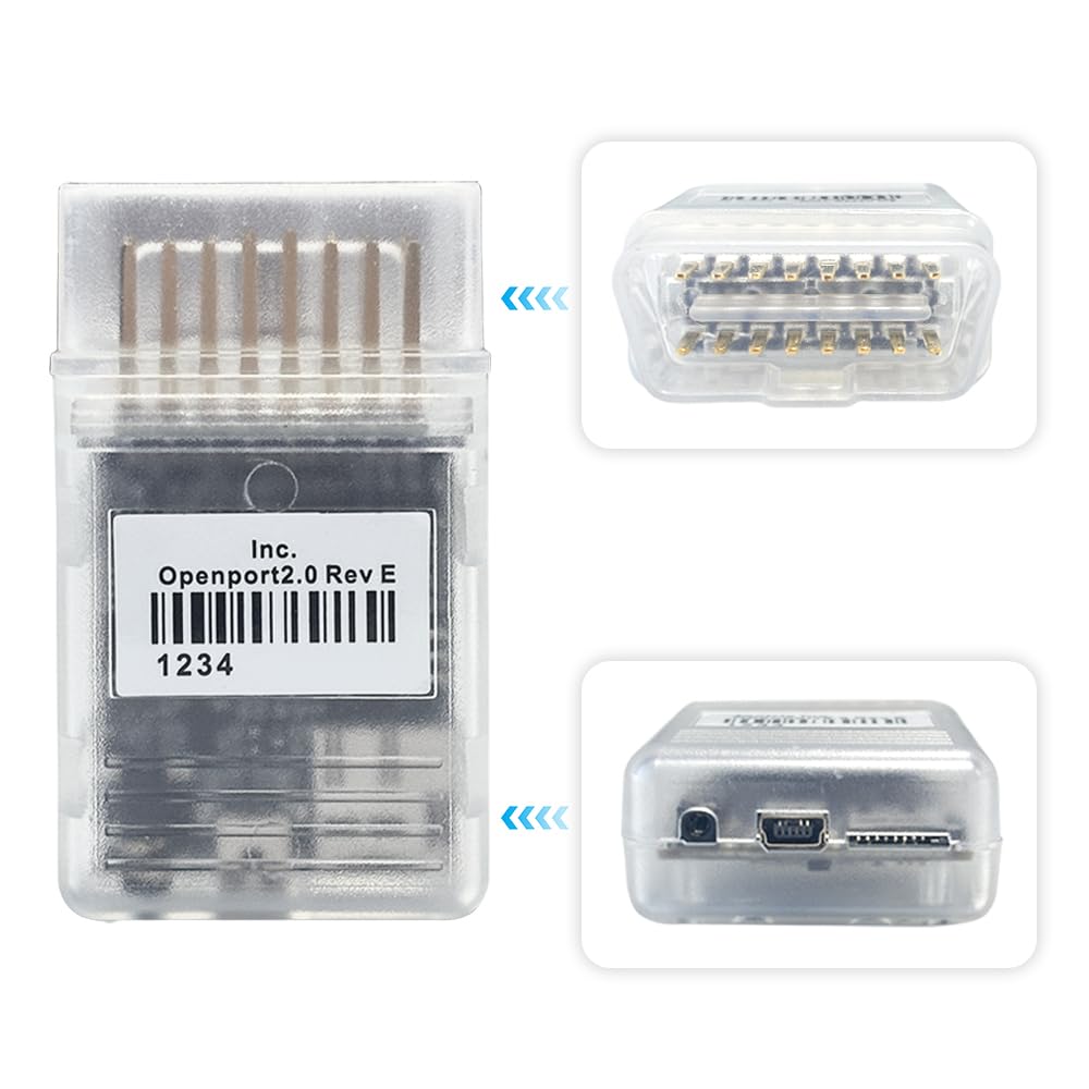 PARANNIC K-CAN cable with packaging and manual showing included driver and instructions