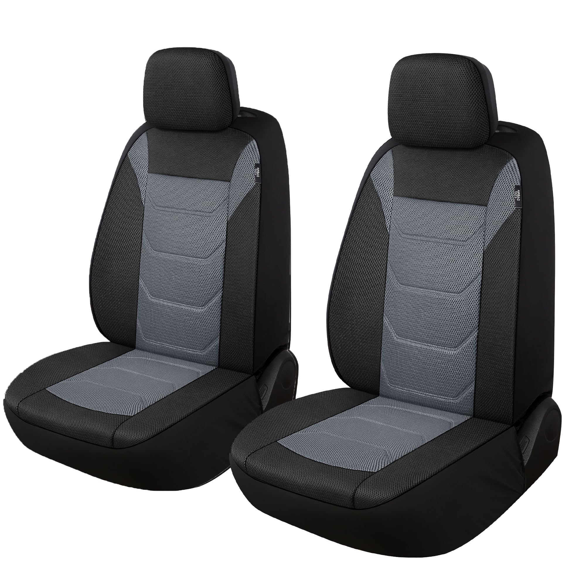 Pariiaotin front seat cover front view showing neat fit and protection
