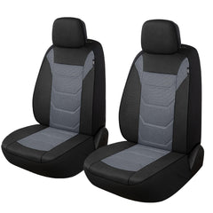 Pariiaotin front seat cover front view showing neat fit and protection