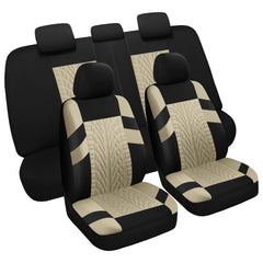 Pariitadin front seat cover full-set showing fresh interior protection