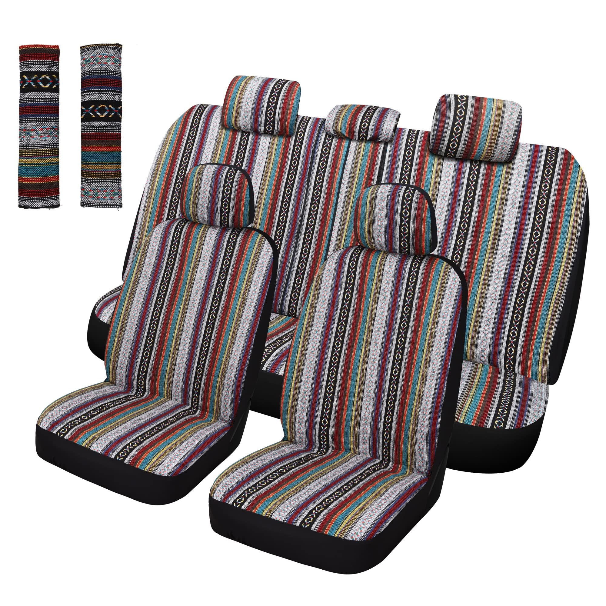 Pariitadin front seat full view showing colorful protection and refreshed interior