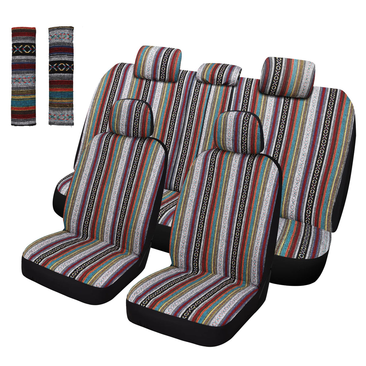 Pariitadin front seat full view showing colorful protection and refreshed interior