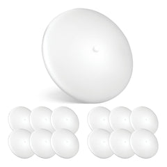 Parmida front view ceiling light showing slim profile and even illumination benefit