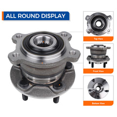 PAROD backside detail of hub assembly showing seal and flange for reliable sealing benefit