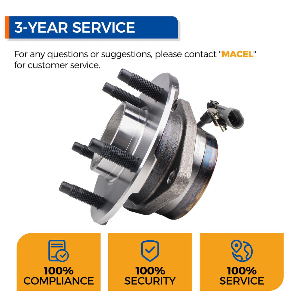 PAROD hub mounting surface and bolt holes for secure installation