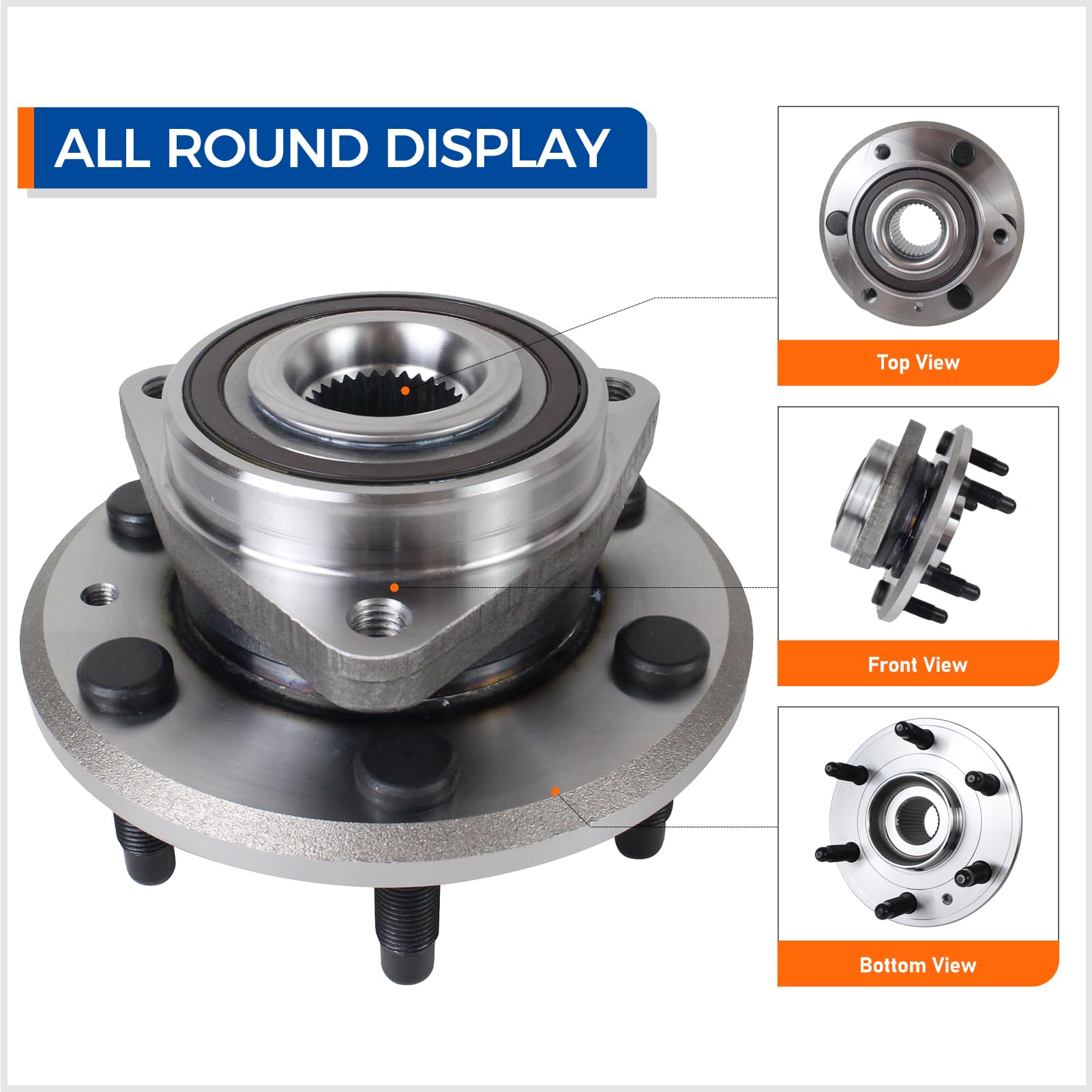PAROD bearing close-up showing race finish and tight tolerances for durability