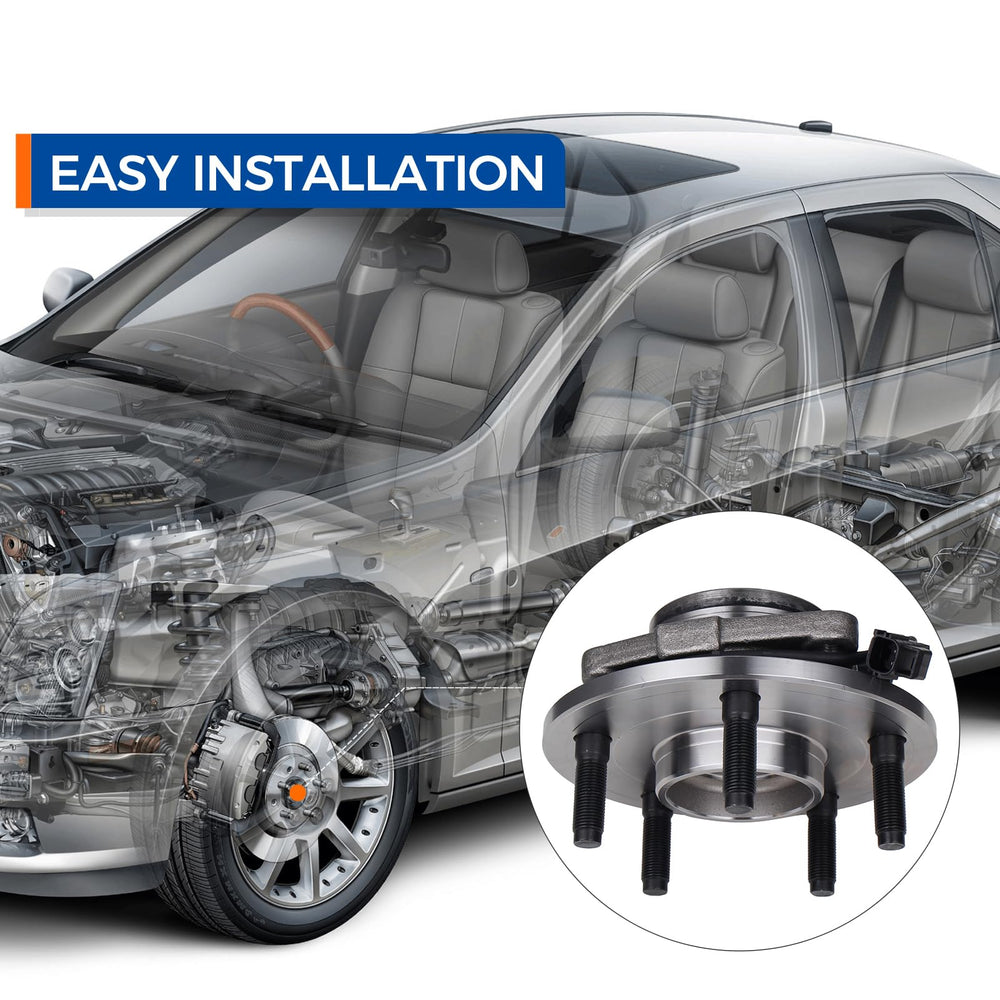 PAROD hub ABS sensor mount detail ensuring accurate speed signals