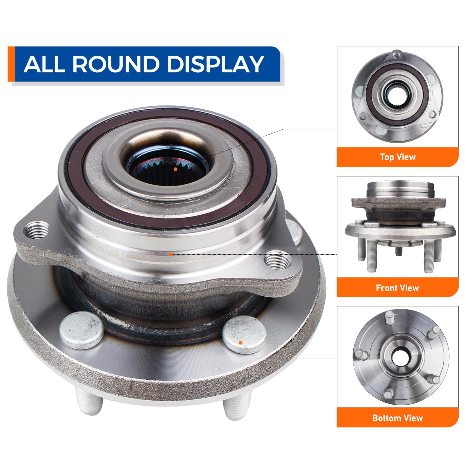 PAROD hub close-up bearing detail highlighting durable construction