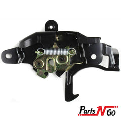 Parts N Go latch installed under Tacoma hood demonstrating secure closure