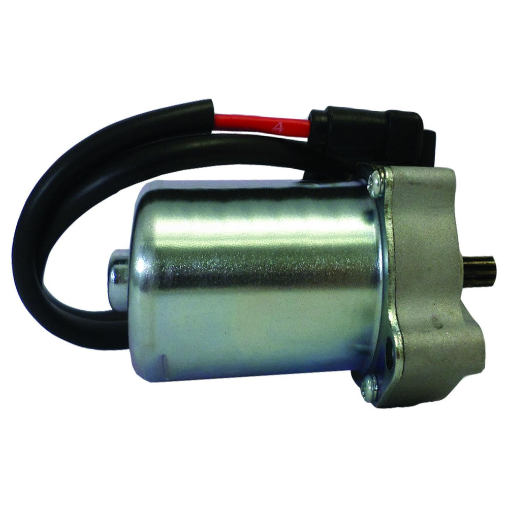Parts Player starter side profile highlighting durable motor casing benefit