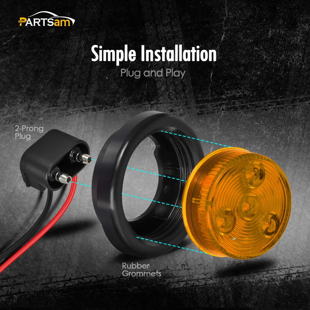 Partsam installed on trailer demonstrating clear signaling and durability benefit