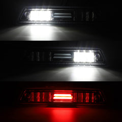 Partsam clear lens LED array showing bright lamps for improved visibility