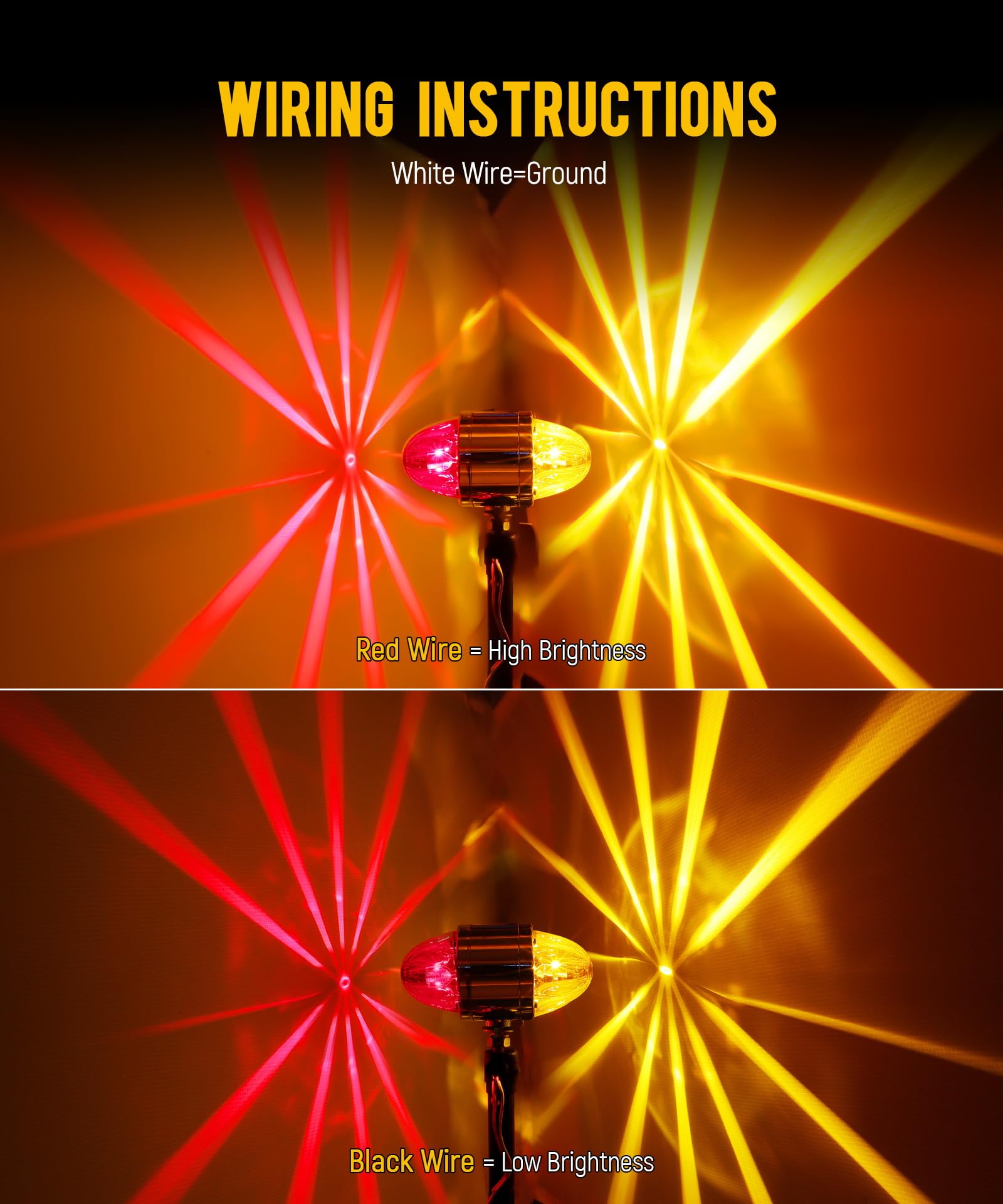 Partsam close-up of glass lens pattern enhancing beam clarity and contrast