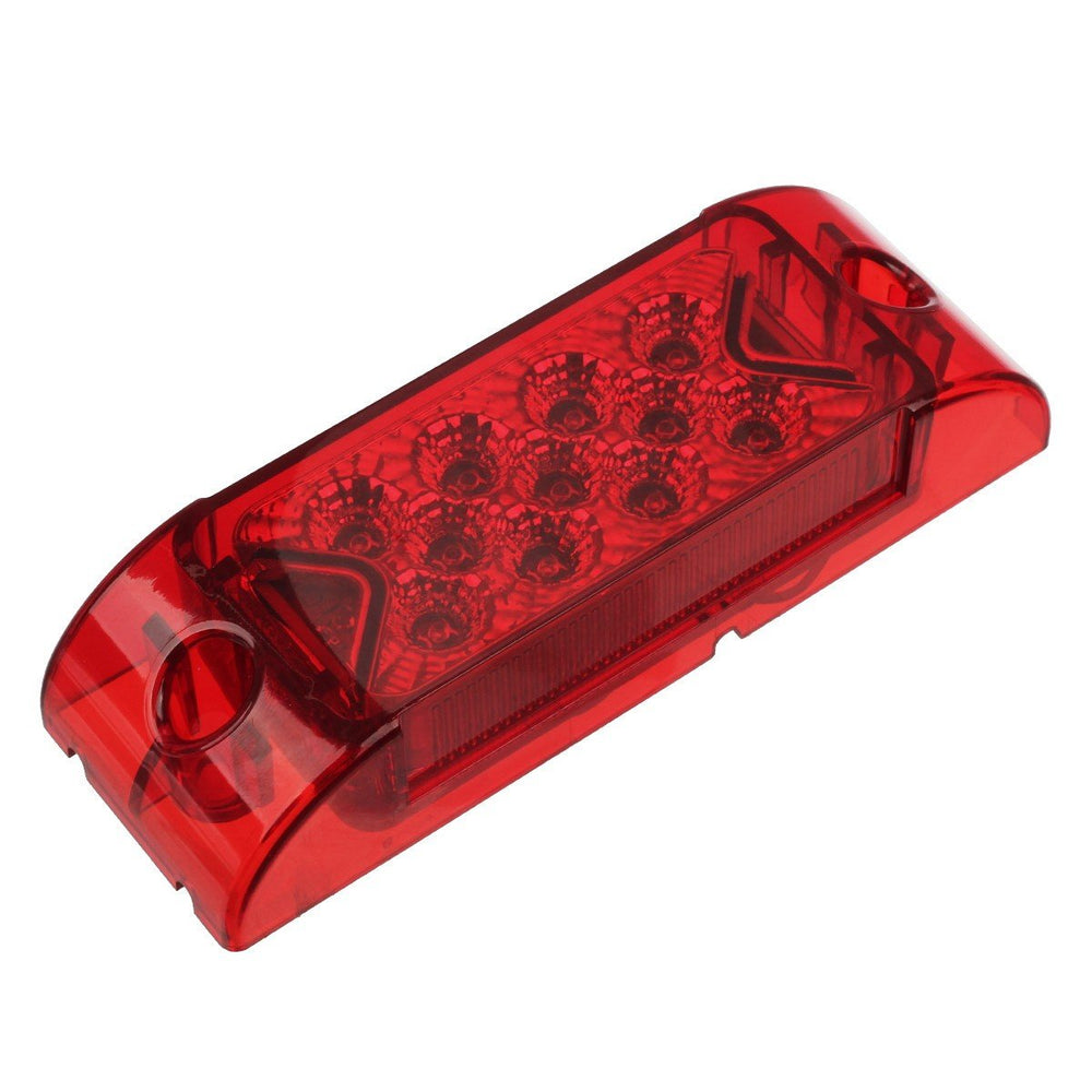 Partsam close-up of reflector and 13-LED array highlighting enhanced light distribution
