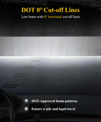 Partsam DRL switching to amber sequential turn signal for visible signaling