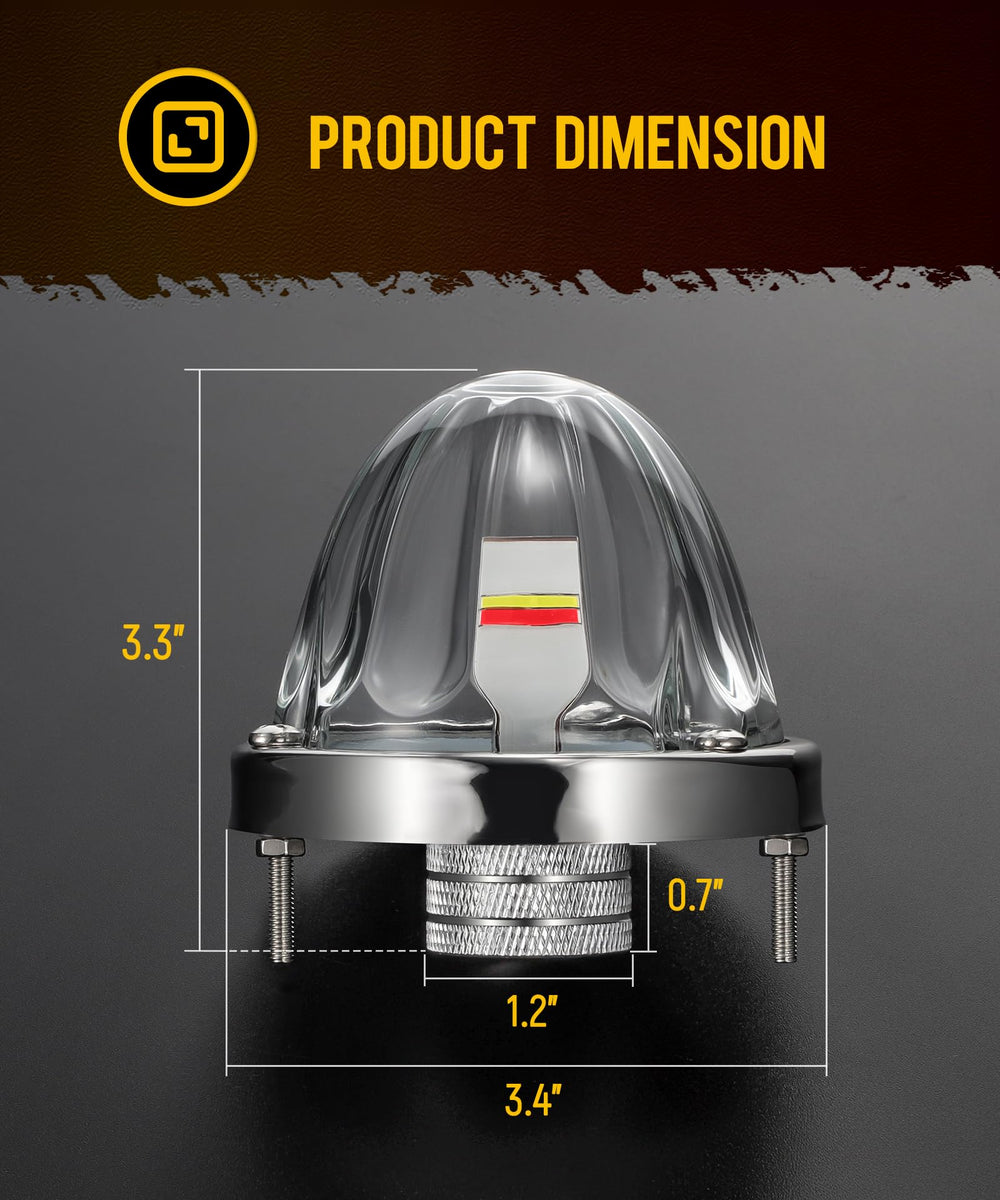 Partsam illuminated red and white LEDs demonstrate dual-function brake and reverse benefit