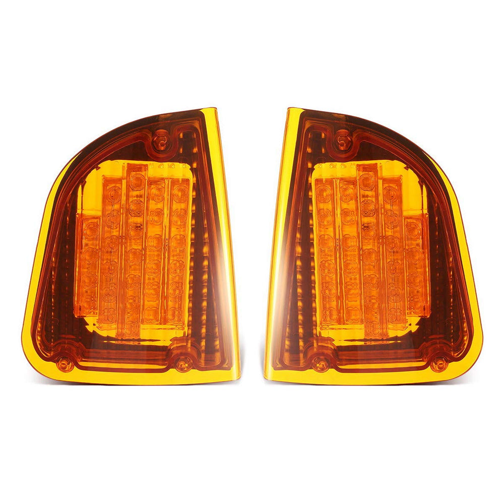 Partsam close-up of 29 amber LED array, showing bright uniform signal output