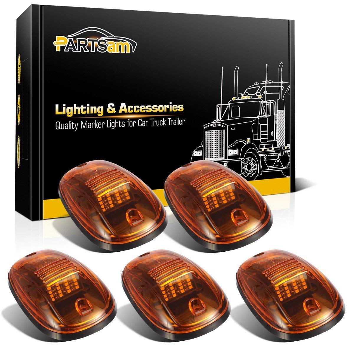 Partsam front assembly five-pack showing profile and fit benefits