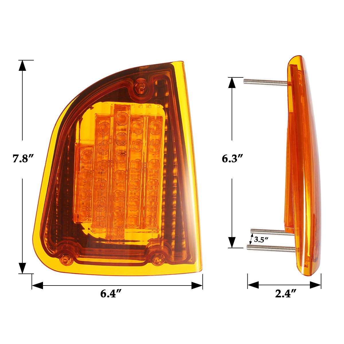 Partsam assembly mounted on Kenworth head housing, restoring appearance and function